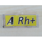 KAN GRUBU A RH POZİTİF (A RH +) ŞEFFAF KUTULU (SARI) KAN GRUBU KARTI - 1