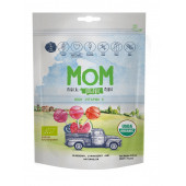 MOM Magical Organic Moods Çilek Karpuz Yaban Mersini ve C Vitamini Top Lolipop 5''8 gr x 10 adet/1 paket. - 1