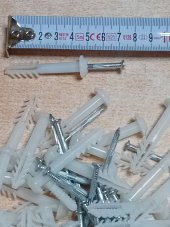 50 ADET KORNİŞ(KORNEJ) ÇELİK ÇİVİLİ DÜBEL - 1