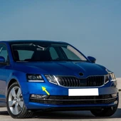 Skoda Octavia 3 Makyajlı 2017-2020 Sağ Ön Far Yıkama Kapağı 5E0955110E - 1