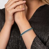 Nipora El İşçiliği Modern Tasarım 1000 Ayar Gümüş Kazaz Kadın Bileklik - 3