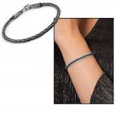 Nipora El İşçiliği Thick Foxtail Tasarım 1000 Ayar Gümüş Kazaz Kadın Bileklik - 2