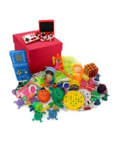 Yılbaşı Nostaljik Hediye Özel Kırmızı Oyuncak Kutusu Mavi Tetris Ve Kırmızı Nostaljik Atari - 1