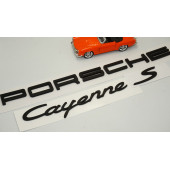 Porsche Cayenne S Bagaj 3M 3D ABS Yazı Logo Amblem Seti - 2