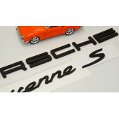 Porsche Cayenne S Bagaj 3M 3D ABS Yazı Logo Amblem Seti - 3