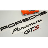 Porsche Panamera GTS Bagaj 3M 3D ABS Yazı Logo Amblem Seti - 2