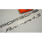 Porsche Panamera 4S Bagaj 3M 3D ABS Yazı Logo Amblem Seti thumbnail 2