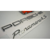 Porsche Panamera 4S Bagaj 3M 3D ABS Yazı Logo Amblem Seti thumbnail 4
