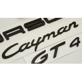 Porsche Cayman GT4 Bagaj 3M 3D ABS Yazı Logo Amblem Seti - 3