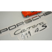 Porsche Carrera 911 4S Bagaj 3M 3D ABS Yazı Logo Amblem Seti - 2