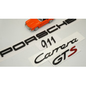 Porsche Carrera 911 GTS Bagaj 3M 3D ABS Yazı Logo Amblem Seti - 3