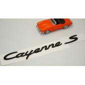 Porsche Cayenne S Bagaj 3M 3D ABS Yazı Logo Amblem Seti - 2