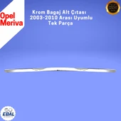 Opel Meriva Krom Bagaj Alt Çıtası 2003-2010 Arası Paslanmaz Çelik thumbnail 4