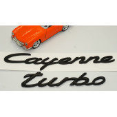 Porsche Cayenne Turbo Bagaj 3M 3D ABS Yazı Logo Amblem Seti - 3