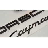 Porsche Cayman Bagaj 3M 3D ABS Yazı Logo Amblem Seti - 3