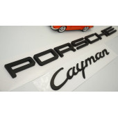 Porsche Cayman Bagaj 3M 3D ABS Yazı Logo Amblem Seti - 4