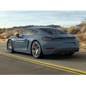 Porsche Cayman Bagaj 3M 3D ABS Yazı Logo Amblem Seti - 5