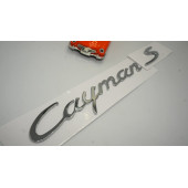 Porsche Cayman S Bagaj 3M 3D ABS Yazı Logo Amblem Seti - 3
