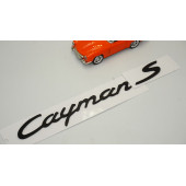 Porsche Cayman S Bagaj 3M 3D ABS Yazı Logo Amblem Seti - 2