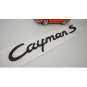 Porsche Cayman S Bagaj 3M 3D ABS Yazı Logo Amblem Seti - 3