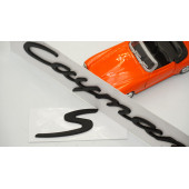 Porsche Cayman S Bagaj 3M 3D ABS Yazı Logo Amblem Seti - 4