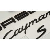 Porsche Cayman S Bagaj 3M 3D ABS Yazı Logo Amblem Seti - 3