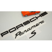 Porsche Panamera S Bagaj 3M 3D ABS Yazı Logo Amblem Seti - 2