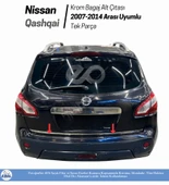 Nissan Qashqai Krom Bagaj Alt Çıtası 2007-2014 P.Çelik thumbnail 3