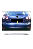 VW Golf 5 Plus Krom Alt Bagaj Çıtası 2004 Üzeri P. Çelik thumbnail 1