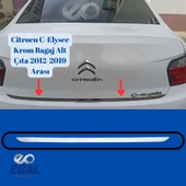 Citroen C-Elysee Krom Bagaj Alt Çıta 2012-2019 Arası P.Çelik thumbnail 1