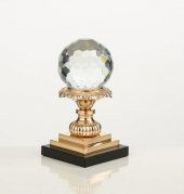 Vitale Gold Kristal Dekoratif Obje 10x10x18 cm AK.JD0042 - 1