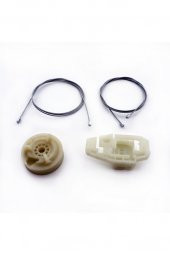 Citroen C3 Sol Ön Kapı Cam Kriko Takımı  2002–2009  ( 9221N7 ) - 2