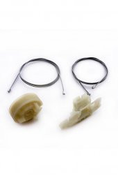 Citroen C3 Sol Ön Kapı Cam Kriko Takımı  2002–2009  ( 9221N7 ) - 4