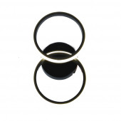 TT Aydınlatma TT4003-2-SY  Mat Siyah 2 li Led Aplik thumbnail 1