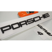 Porsche Panamera 4 Bagaj 3M 3D ABS Yazı Logo Amblem Seti thumbnail 1