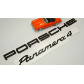 Porsche Panamera 4 Bagaj 3M 3D ABS Yazı Logo Amblem Seti thumbnail 2