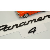 Porsche Panamera 4 Bagaj 3M 3D ABS Yazı Logo Amblem Seti - 4