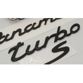 Porsche Panamera Turbo S Bagaj 3M 3D ABS Yazı Logo Amblem Seti - 4