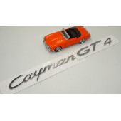 Porsche Cayman GT4 Bagaj 3M 3D ABS Yazı Logo Amblem Seti - 3
