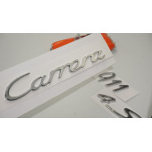 Porsche 911 Carrera 4S Bagaj 3M 3D ABS Yazı Logo Amblem Seti thumbnail 1