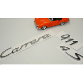 Porsche 911 Carrera 4S Bagaj 3M 3D ABS Yazı Logo Amblem Seti thumbnail 2