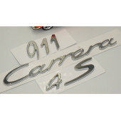 Porsche 911 Carrera 4S Bagaj 3M 3D ABS Yazı Logo Amblem Seti thumbnail 3