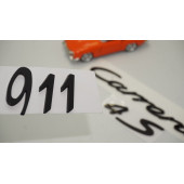 Porsche 911 Carrera 4S Bagaj 3M 3D ABS Yazı Logo Amblem Seti - 1
