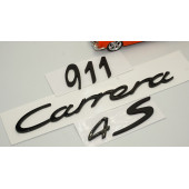 Porsche 911 Carrera 4S Bagaj 3M 3D ABS Yazı Logo Amblem Seti - 4