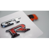 Nissan GTR Bagaj 3M 3D Krom Metal Logo Amblem - 1