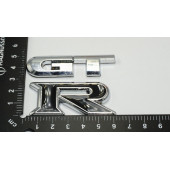 Nissan GTR Bagaj 3M 3D Krom Metal Logo Amblem - 5