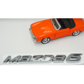 Mazda 6 Yeni Nesil Krom ABS 3M Bagaj Yazı Logo - 3