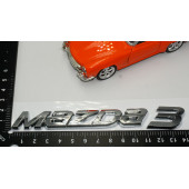 Mazda 3 Yeni Nesil Krom ABS 3M Bagaj Yazı Logo - 5