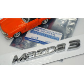 Mazda 3 Yeni Nesil Krom ABS 3M Bagaj Yazı Logo - 6