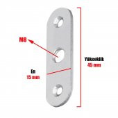 Bingo Ayak Sacı M8 45x15 mm (10 ADET) thumbnail 2